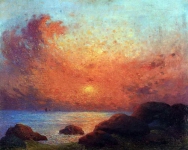 Ferdinand du Puigaudeau - The Sun Setting